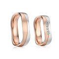 OEM/ODM Metal Ring Factory Jewelry Rings Wedding Engagement Ring Set